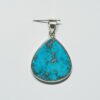 Pendentif n°6 Turquoise Pyrite & Argent 925