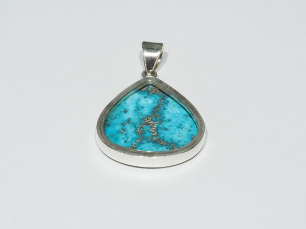 Pendentif n°6 Turquoise Pyrite & Argent 925 – Image 4
