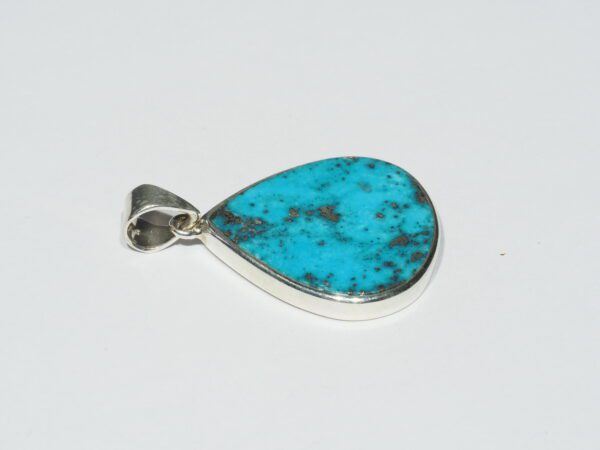 Pendentif n°6 Turquoise Pyrite & Argent 925 – Image 7
