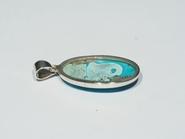 Pendentif n°7 Turquoise Pyrite & Argent 925 – Image 8