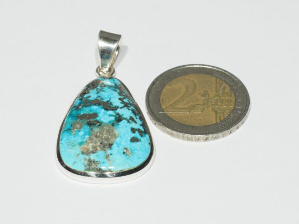 Pendentif n°8 Turquoise Pyrite & Argent 925 – Image 11