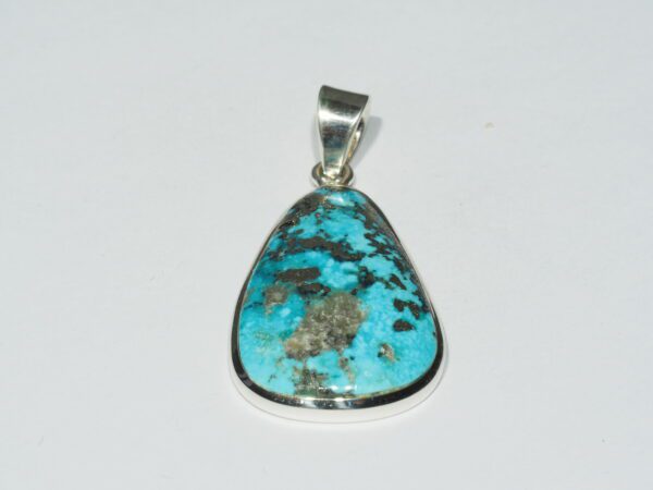 Pendentif n°8 Turquoise Pyrite & Argent 925 – Image 3