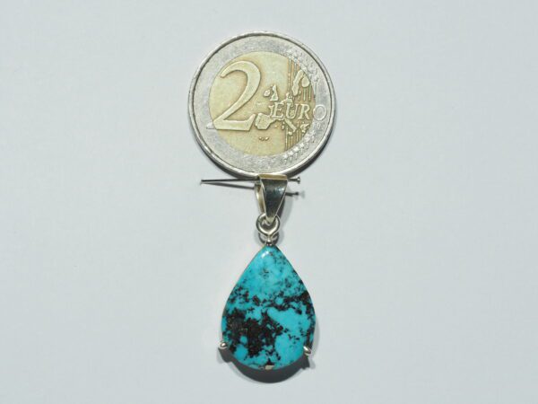 Pendentif n°9 Turquoise Pyrite & Argent 925 – Image 12