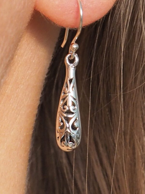 Boucle d'oreille argent 925