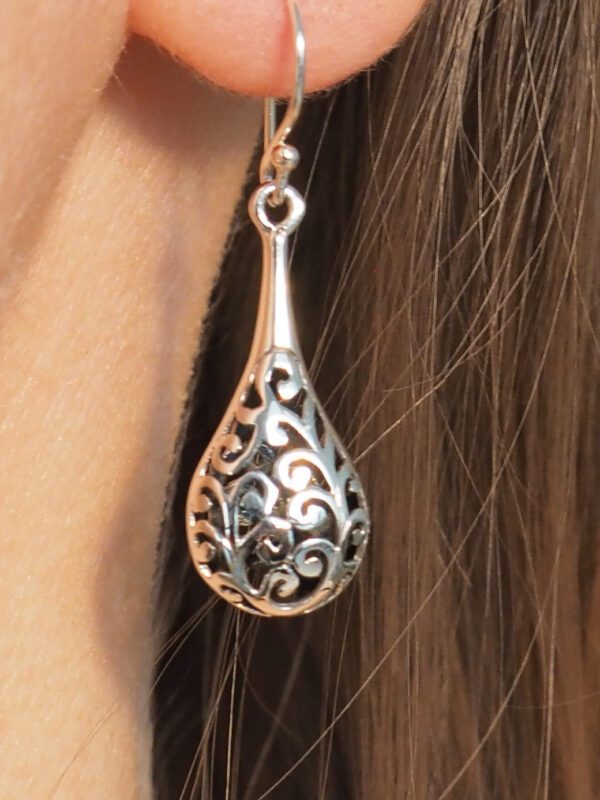 Boucle d'oreille argent 925