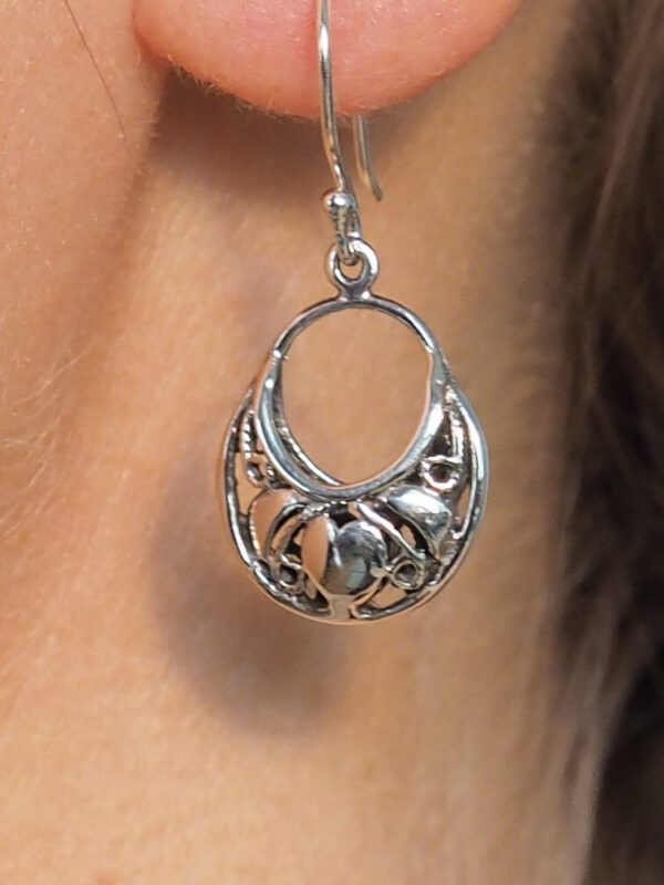 Boucle d'oreille argent 925