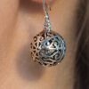 Boucle d'oreille argent 925