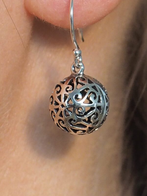 Boucle d'oreille argent 925