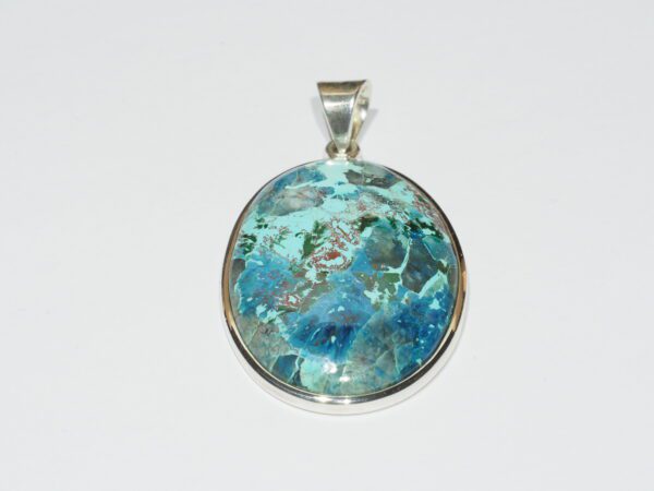 Pendentif n°2 Shattuckite & Argent 925 – Image 3