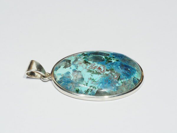 Pendentif n°2 Shattuckite & Argent 925 – Image 7
