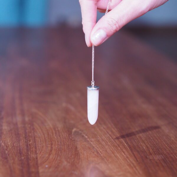Pendule Cône Quartz rose 1 Pièce unique – Image 3