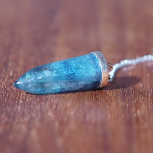 Pendule Cône Fluorite bleue 1 Pièce unique – Image 6