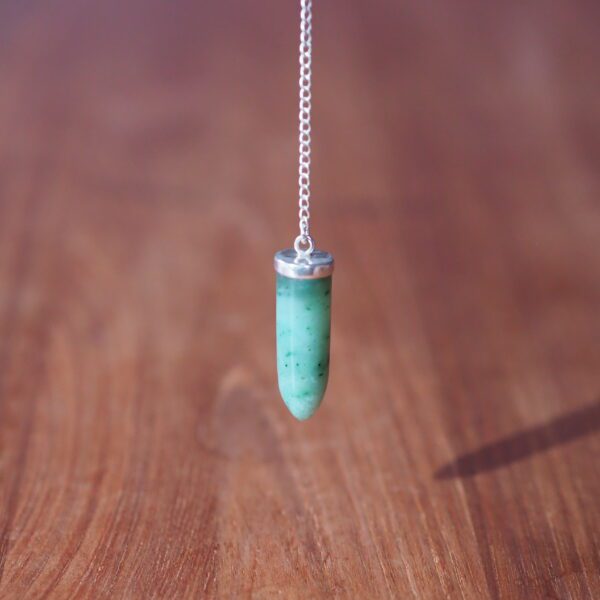 Pendule Cône Jade vert 1 Pièce unique – Image 4