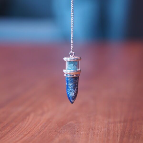 Pendule Lapis-Lazuli et Amazonite n°2 Pièce unique – Image 3