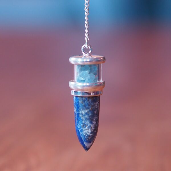 Pendule Lapis-Lazuli et Amazonite n°2 Pièce unique