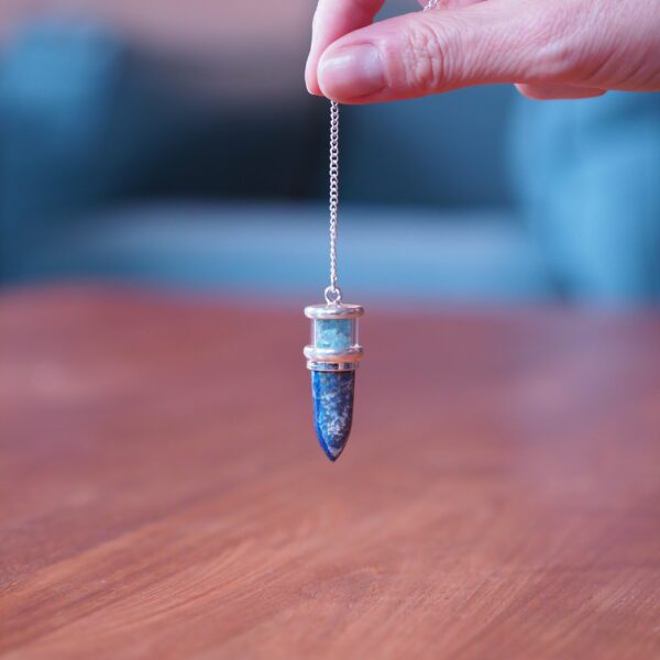 Pendule Lapis-Lazuli et Amazonite n°2 Pièce unique – Image 2