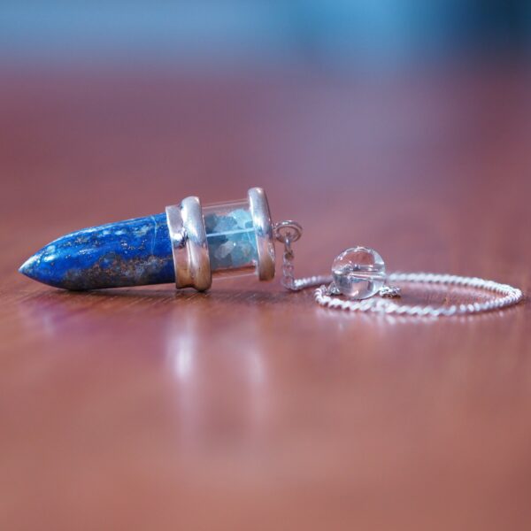 Pendule Lapis-Lazuli et Amazonite n°2 Pièce unique – Image 5
