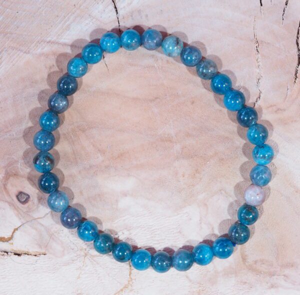 Bracelet Apatite perles 6 mm – Image 5