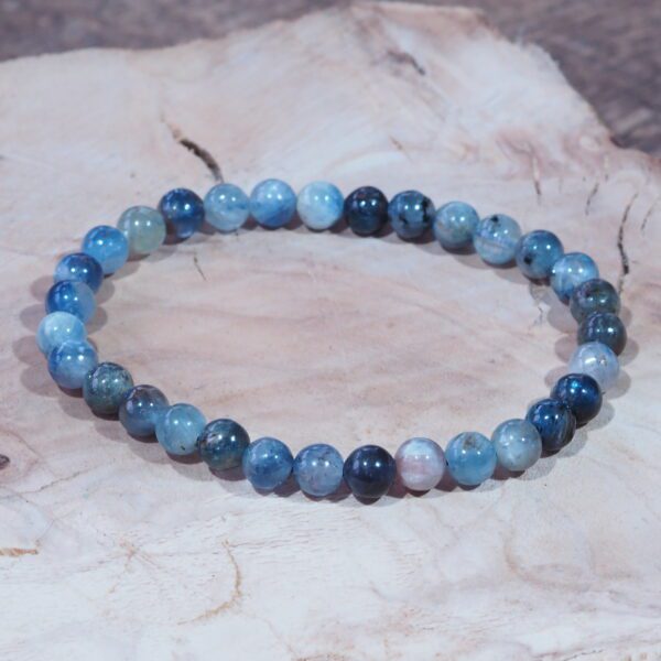Bracelet Cyanite perles 6 mm – Image 5