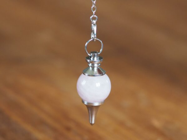 Pendule Sphère Quartz rose 3
