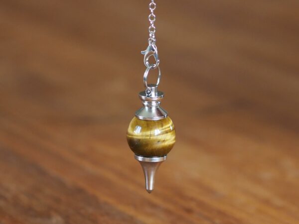 Pendule Sphère Œil de Tigre 3