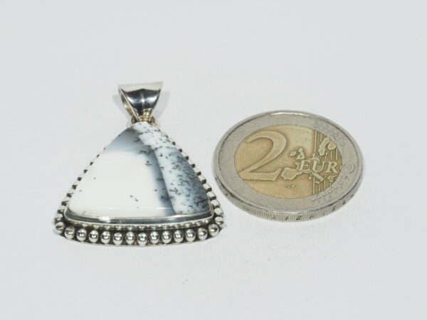 Pendentif n°2 Agate dentrite & Argent 925 – Image 9