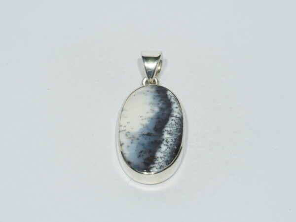 Pendentif n°3 Agate dentrite  & Argent 925 – Image 3