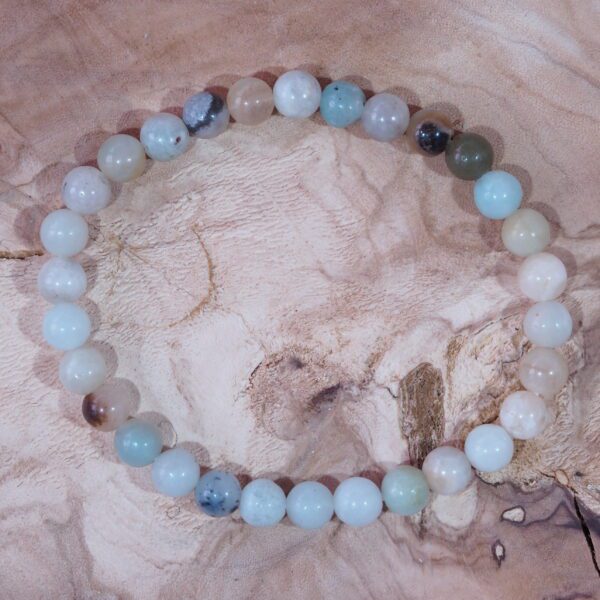 Bracelet Amazonite perles 6 mm – Image 5