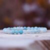 Bracelet Amazonite perles 6 mm facettée