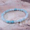 Bracelet Amazonite perles 6 mm facettée – Image 4