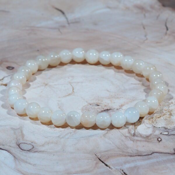 Bracelet Aragonite perles 6 mm – Image 4