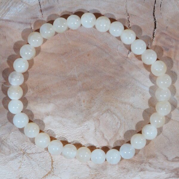 Bracelet Aragonite perles 6 mm – Image 5