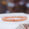 Aventurine Orange Brésil perles 6 mm