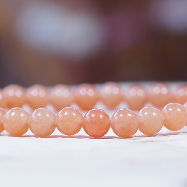 Aventurine Orange Brésil perles 6 mm – Image 3