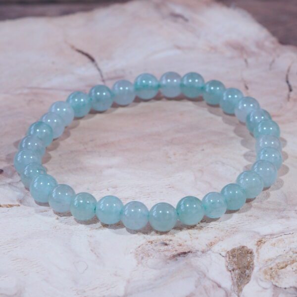 Bracelet Aventurine claire perles 6 mm – Image 4