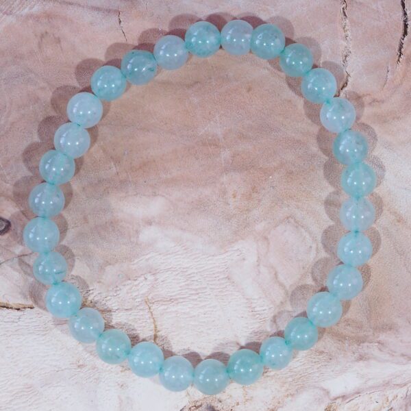 Bracelet Aventurine claire perles 6 mm – Image 5