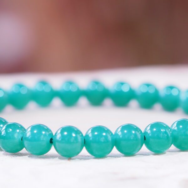 Bracelet Aventurine foncée perles 6 mm – Image 3