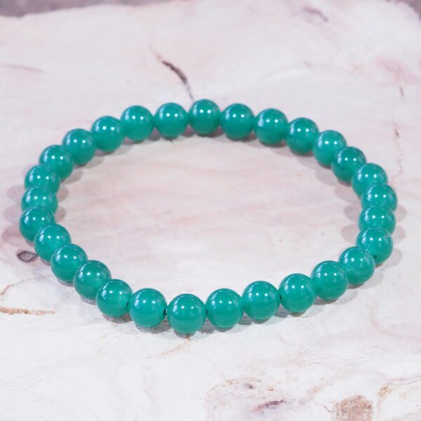 Bracelet Aventurine foncée perles 6 mm – Image 4