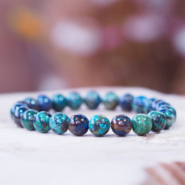 Azurite Malachite perles 8 mm qualité AA