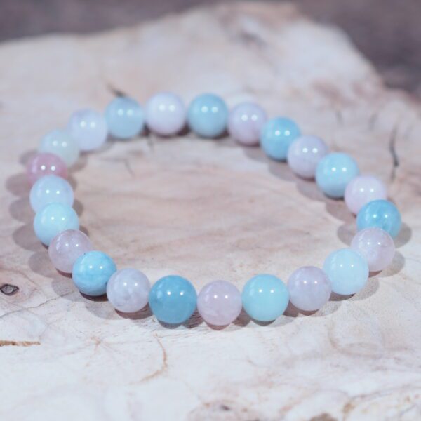 Bracelet Béryl qualité AA perles 8mm – Image 4