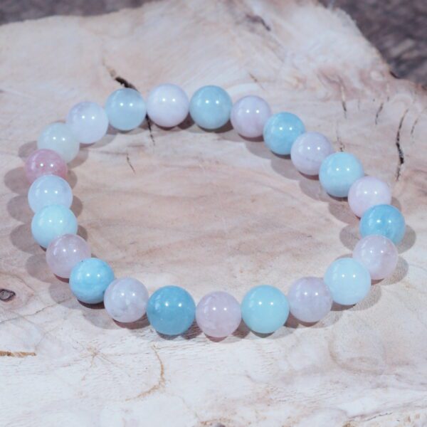 Bracelet Béryl qualité AA perles 8mm – Image 5