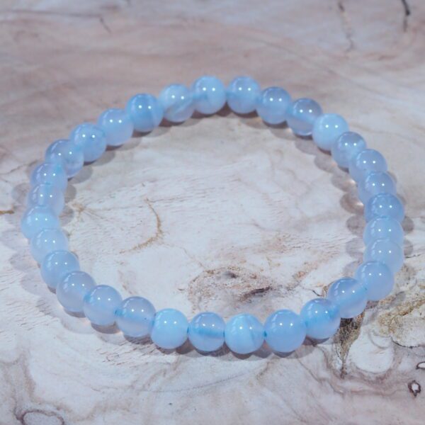 Bracelet Calcédoine perles 6 mm – Image 4