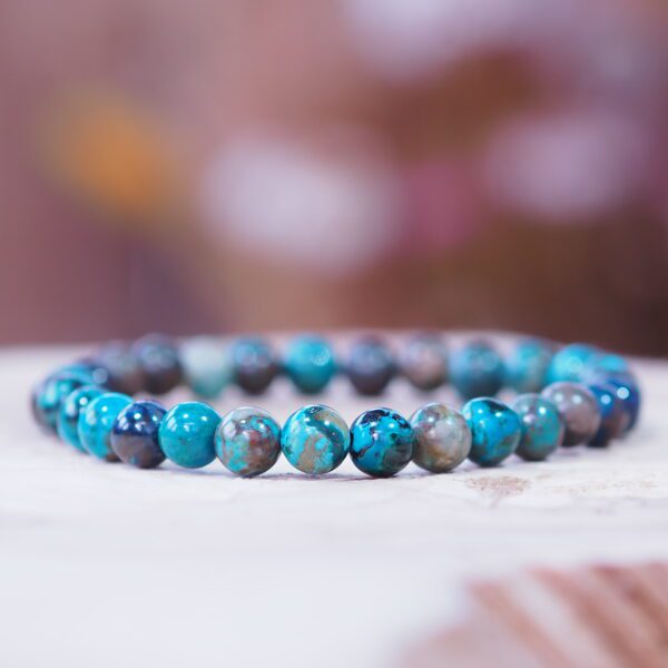 Chrysocolle perles 6 mm qualité AA