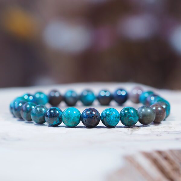 Chrysocolle perles 8 mm qualité AA