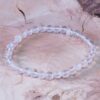 Bracelet Cristal de roche perles 6 mm – Image 4