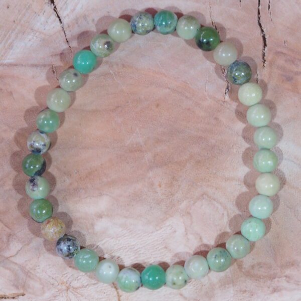 Bracelet Chrysoprase perles 6 mm – Image 5