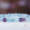 Bracelet Fluorite perles 6 mm facettée – Image 5