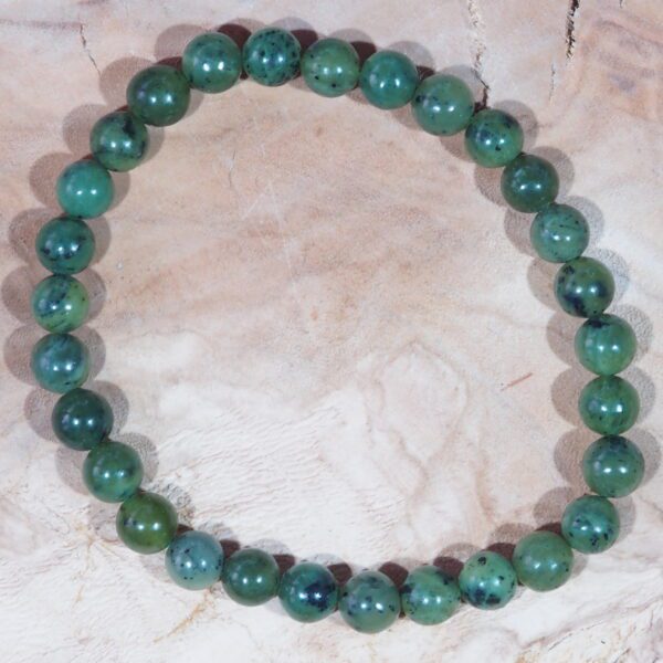 Bracelet Jade du Canada perles 6 mm – Image 5