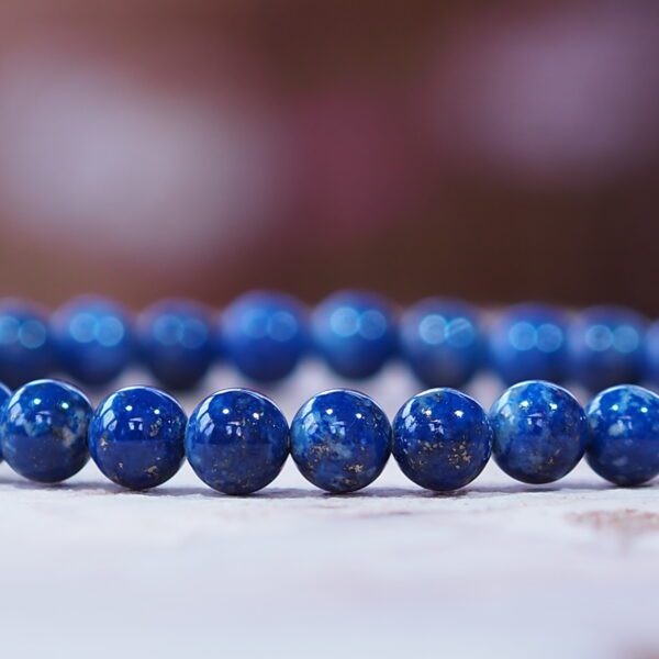 Lapis-Lazuli perles 6 mm Qualité AA – Image 3