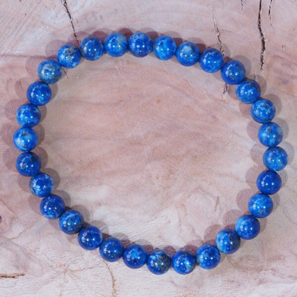 Bracelet Lapis-Lazuli perles 6 mm – Image 5